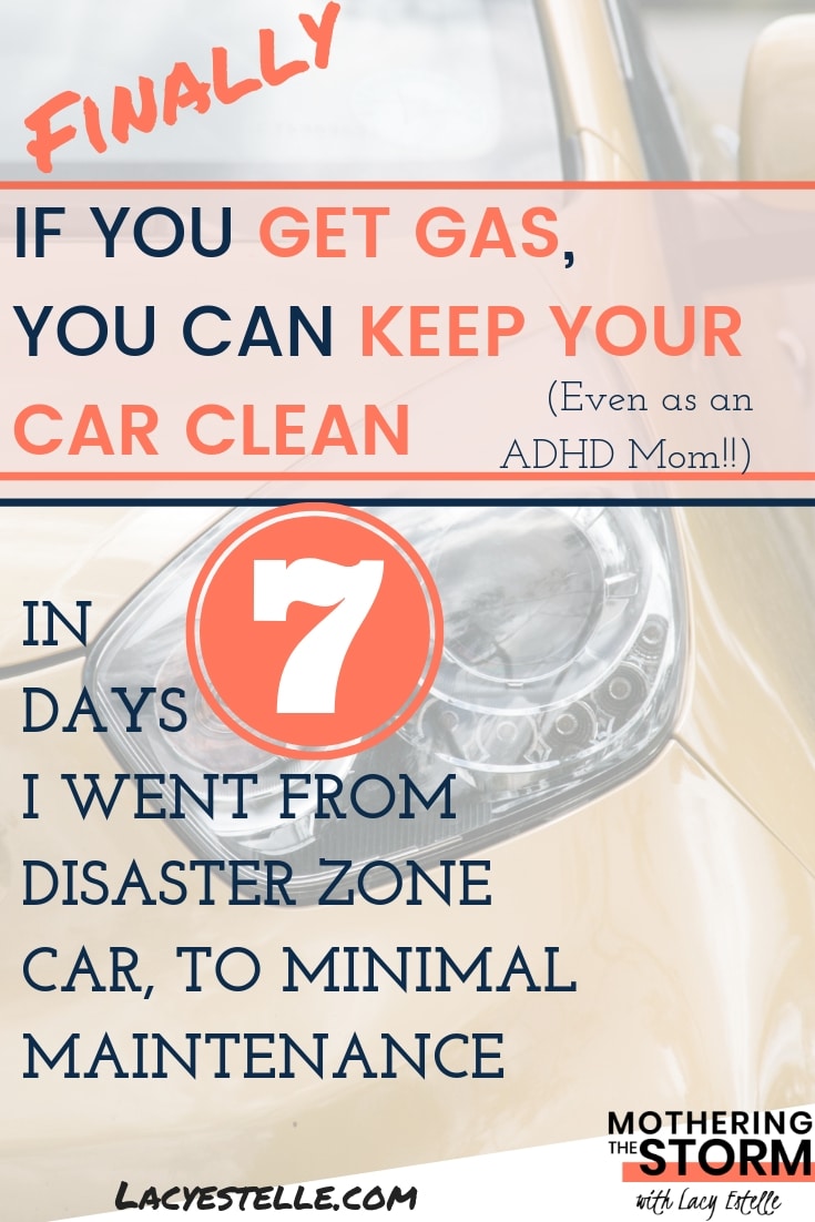 How to keep your car clean as an ADHD mom, ADHD Parent. How I finally learned how to maintain my car cleanliness. Post contains Affiliate Links, please see disclaimer for all details. 